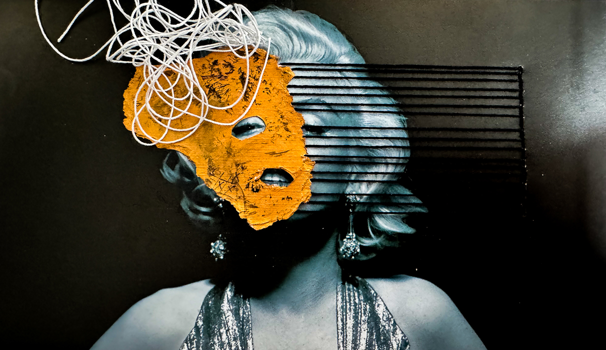 Found Photo of Marilyn Monroe, in the style of Mauricio Anzeri